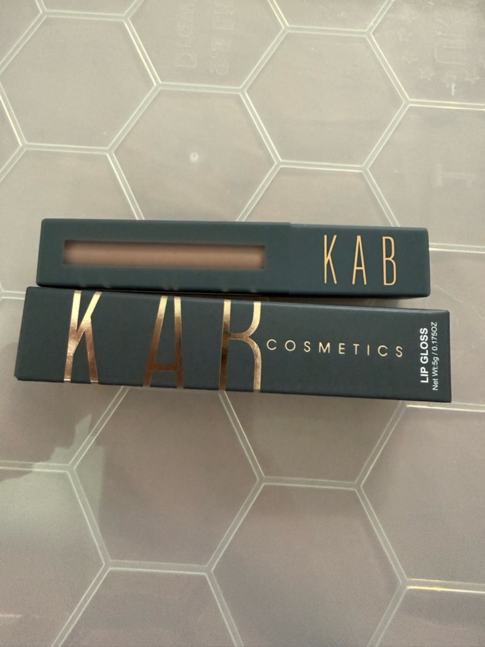 KAB Cosmetics Lip Gloss in Soft Nude Beige